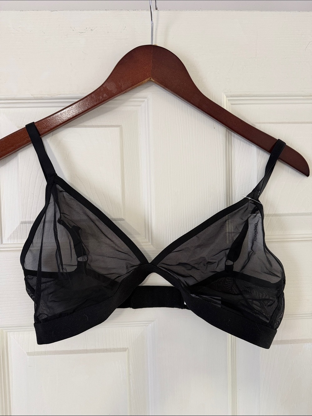 Sheer Black Mesh Bralette - Women Intimates & Sleepwear